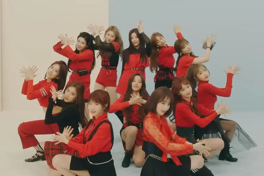 Историческое достижение IZ*ONE